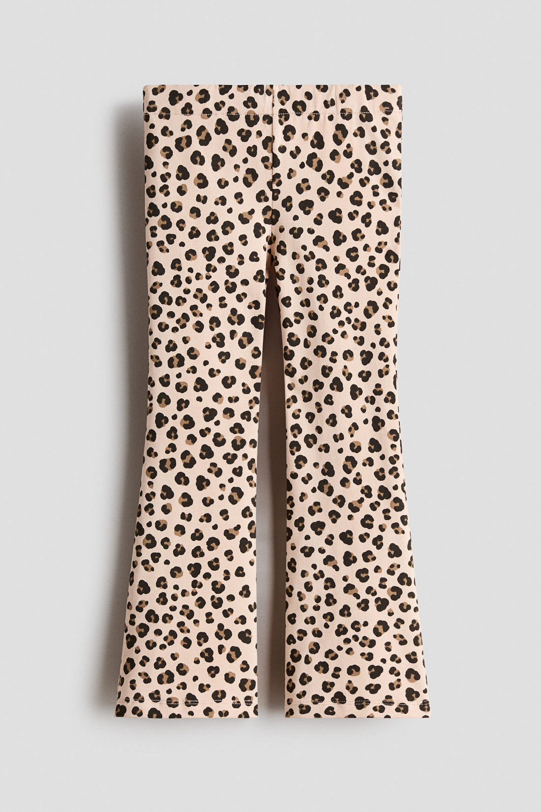 Flared leggings - Beige Leopard Print 0 / 1.5-2 Years