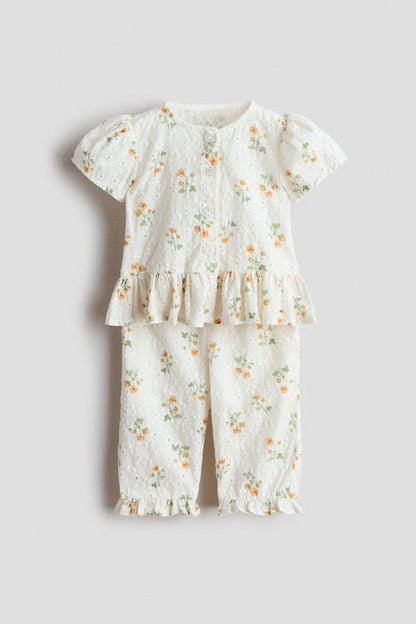 2-piece broderie anglaise set