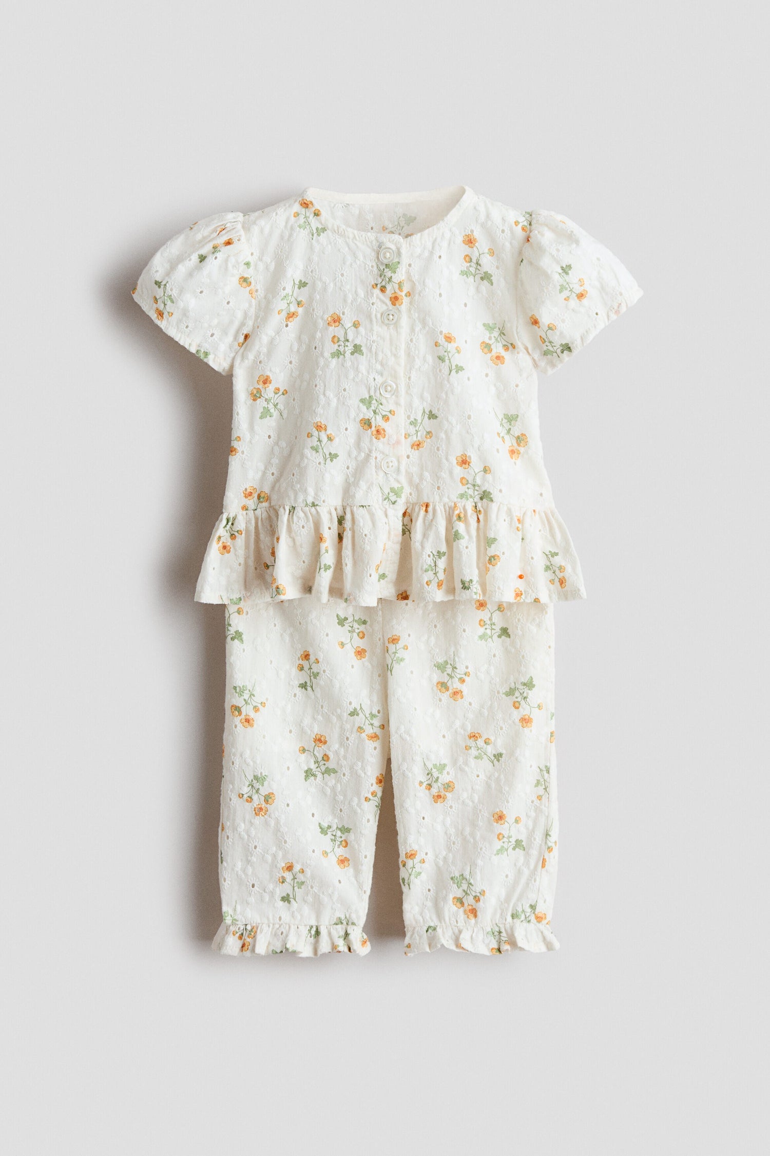 2-piece broderie anglaise set