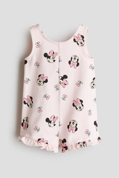 Printed romper suit