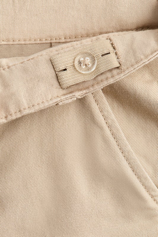 Loose-fit twill chinos