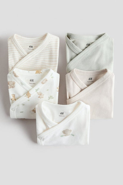 5-pack cotton bodysuits