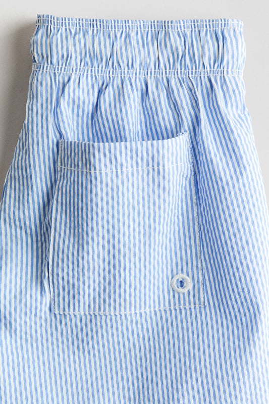 Patterned swim shorts