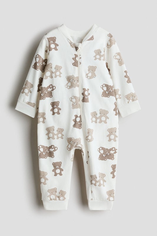 Patterned sleepsuit