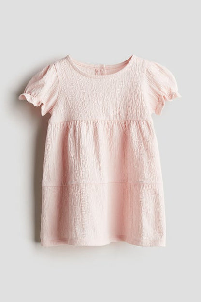 Textured jersey dress
