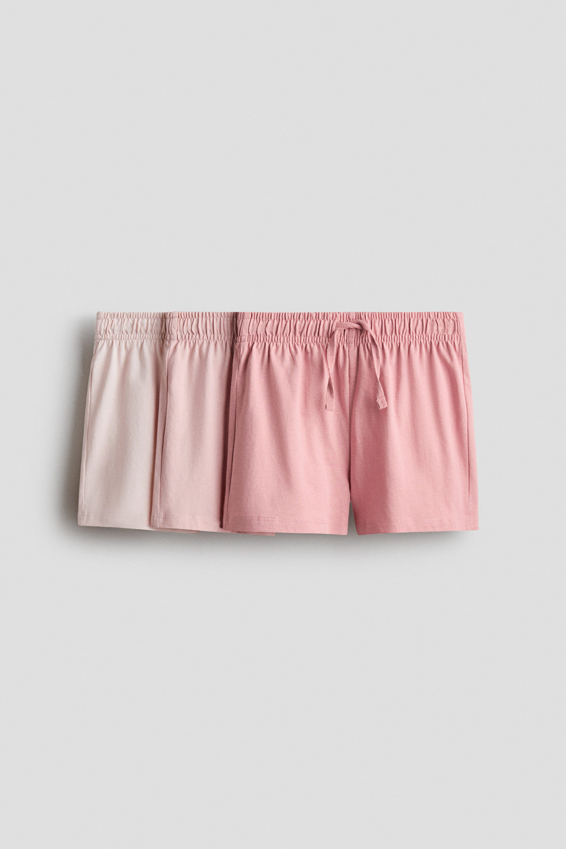 3-pack cotton jersey shorts - Pink Light Pink Pale Pink / 1.5-2 Years