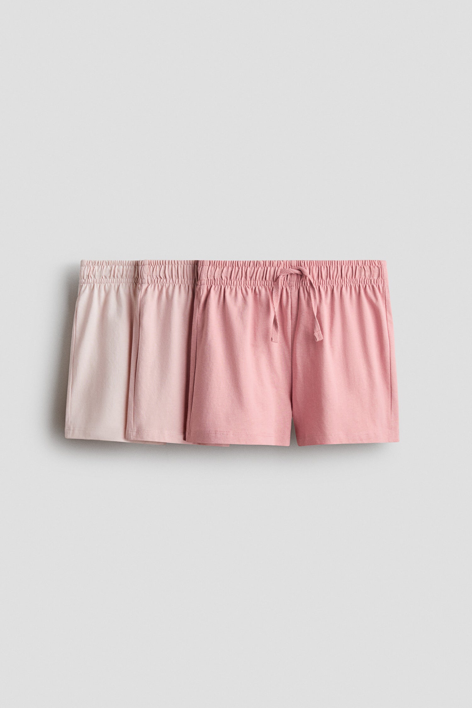 3-pack cotton jersey shorts - Pink Light Pink Pale Pink / 1.5-2 Years