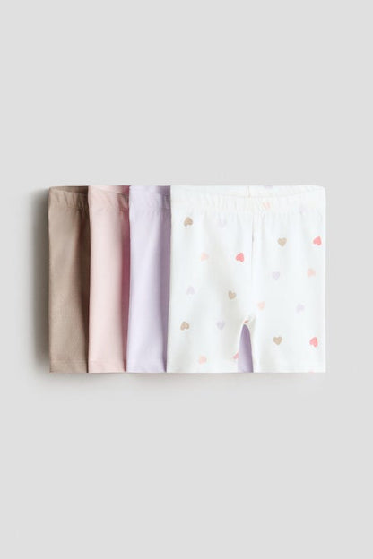 4-pack cotton cycling shorts