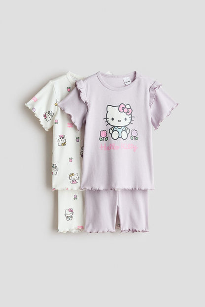 2-pack printed pyjamas Image 1 of 2