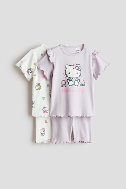 2-pack printed pyjamas - 12M