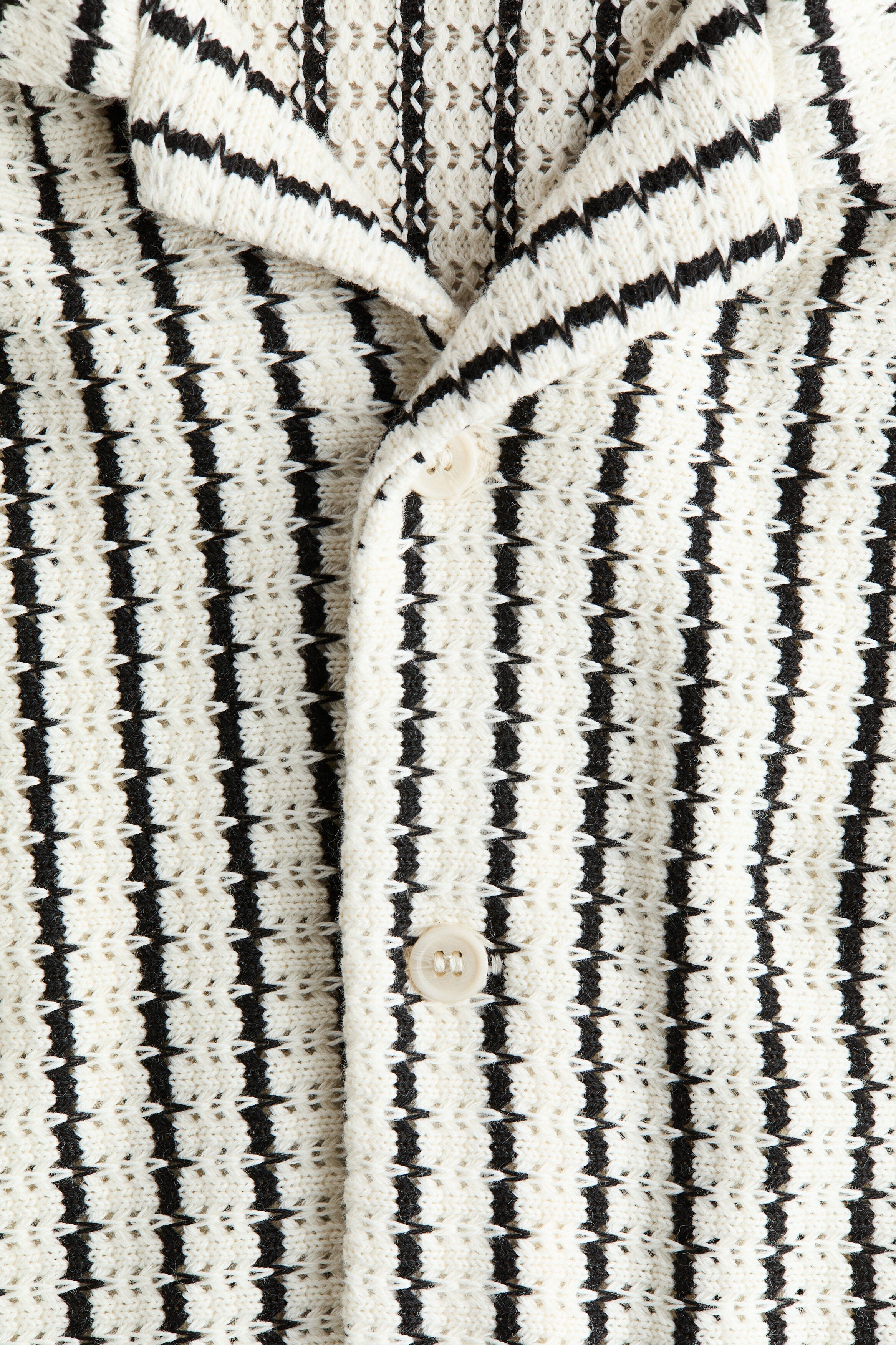 Pointelle-knit resort shirt