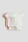 5-pack cotton bodysuits