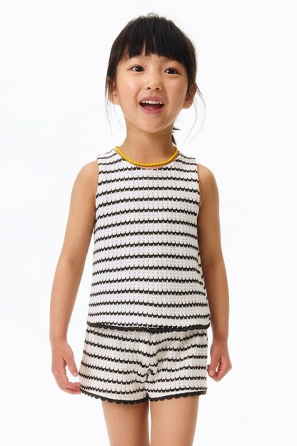 Textured-knit shorts
