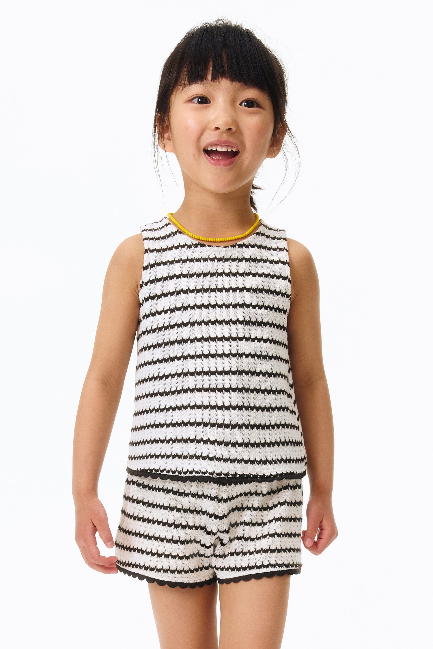Textured-knit shorts