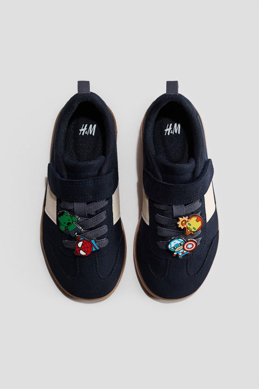 Appliquéd trainers