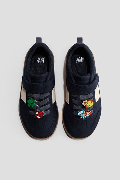Appliquéd trainers
