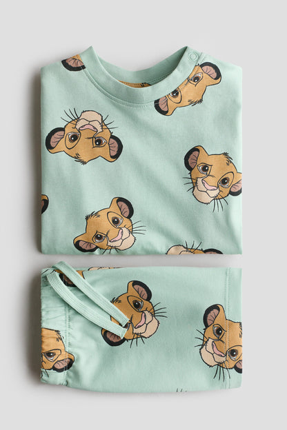 2-piece printed set