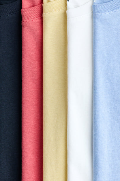 5-pack cotton T-shirts