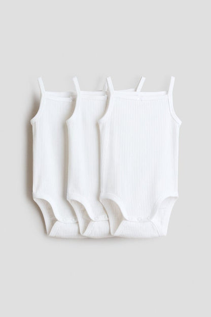 3-pack sleeveless bodysuits