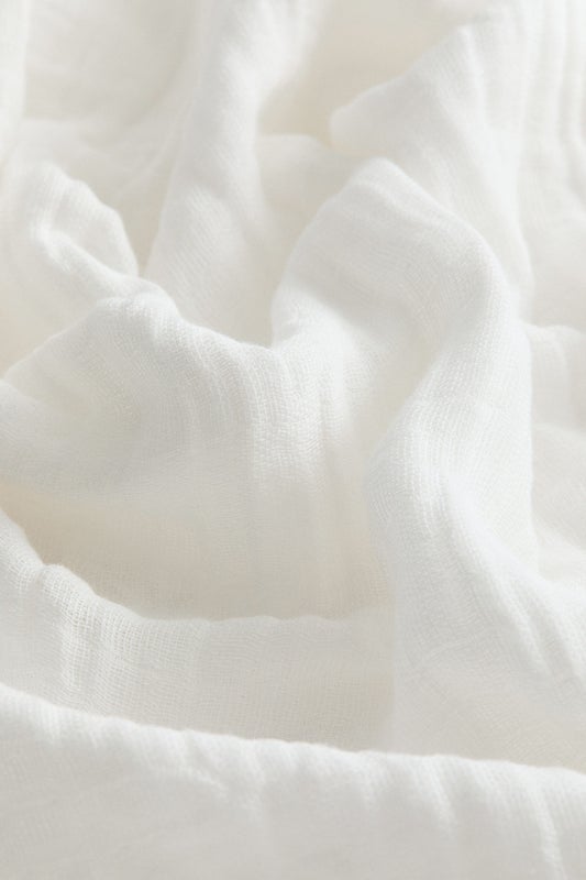 Cotton muslin comfort blanket