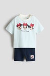 2-piece printed cotton set