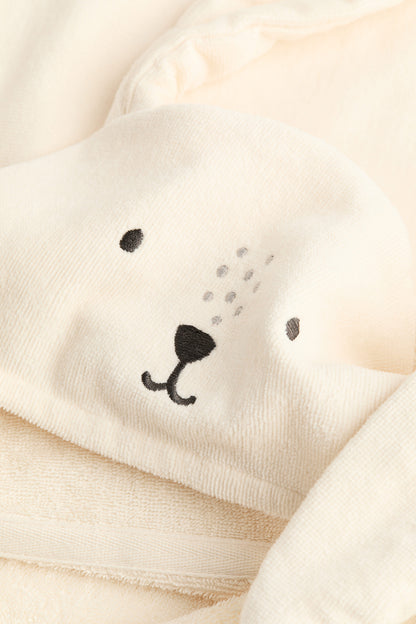 Hooded bath towel