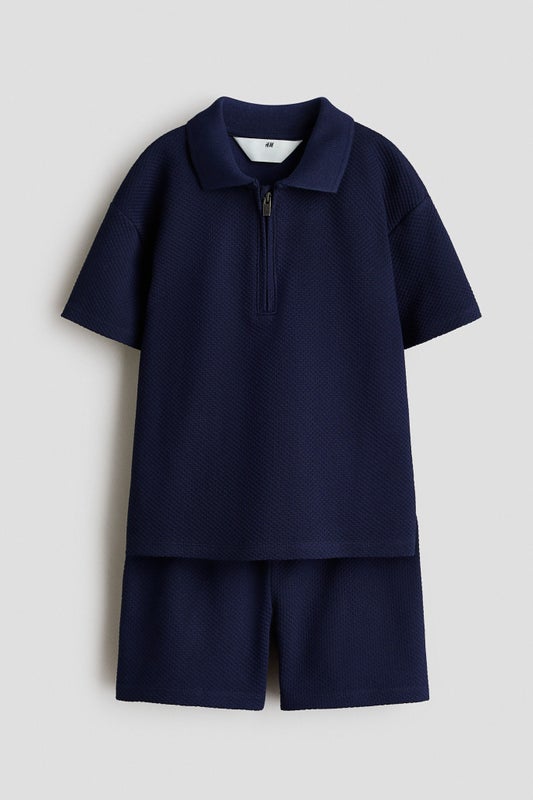 2-piece textured jersey set