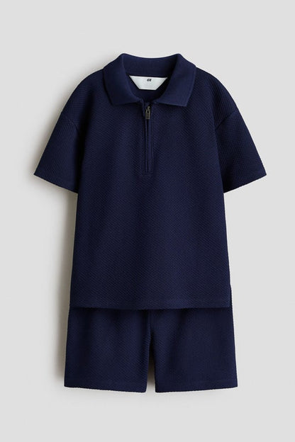 2-piece textured jersey set