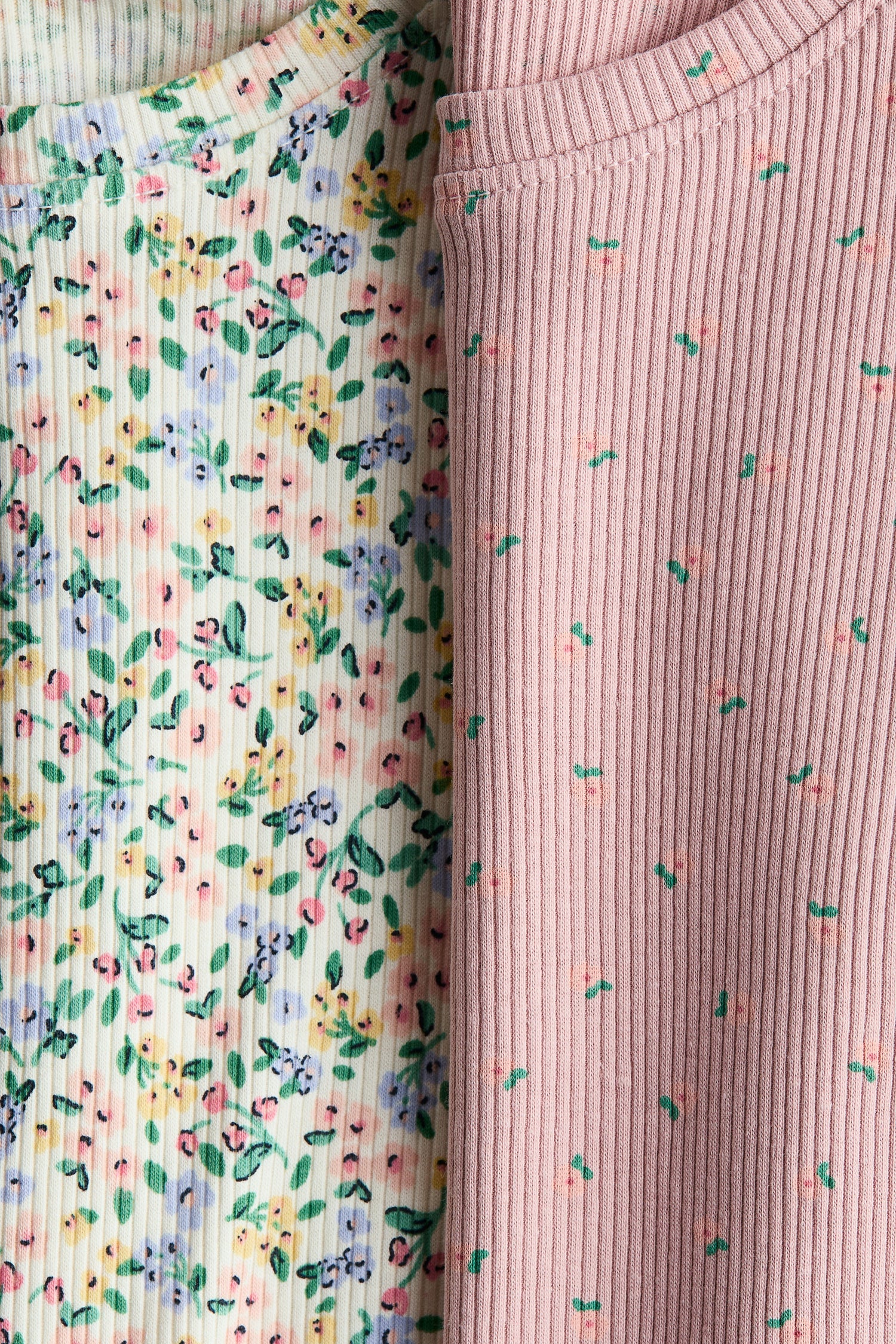 2-pack flounce-trimmed tops