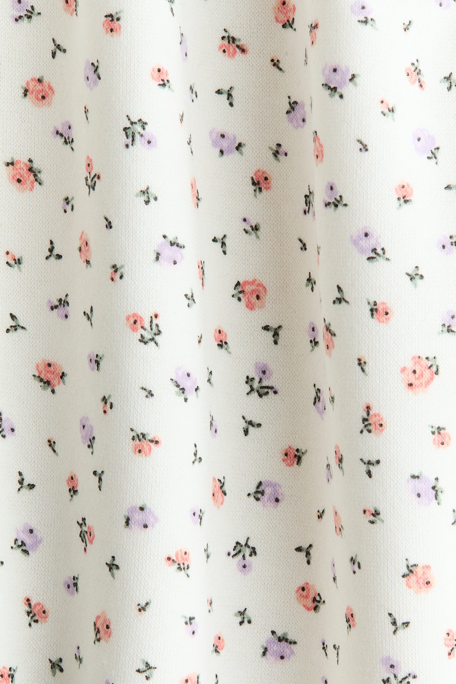 Patterned sweatshirt dress