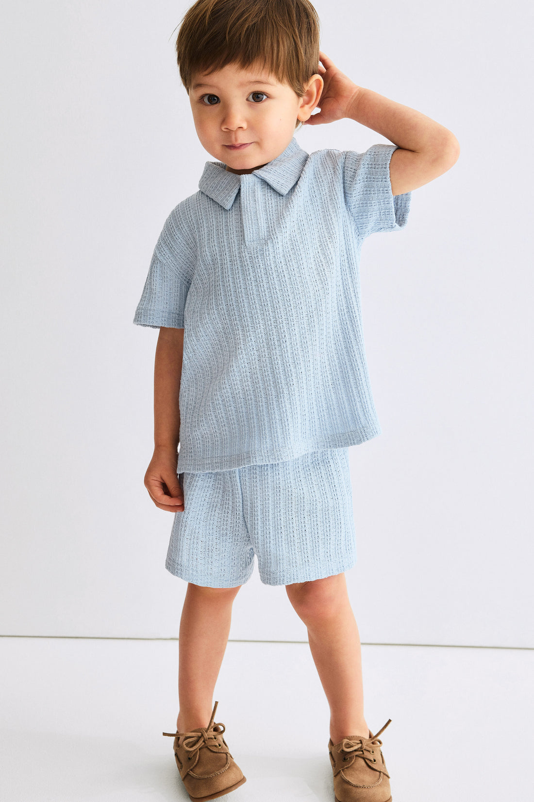 2-piece pointelle-knit set