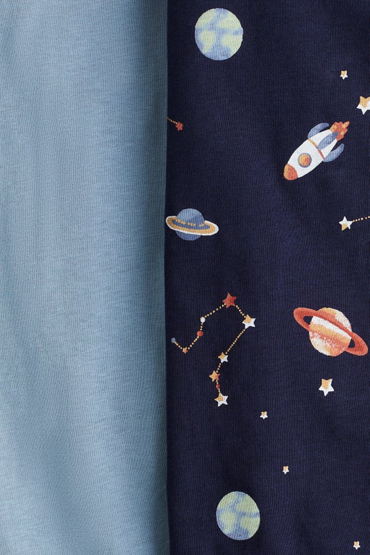 2-pack patterned cotton pyjamas