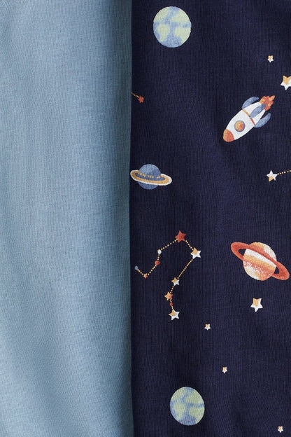 2-pack patterned cotton pyjamas