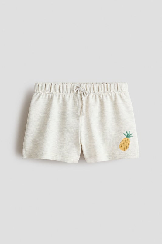 Embroidered sweatshorts