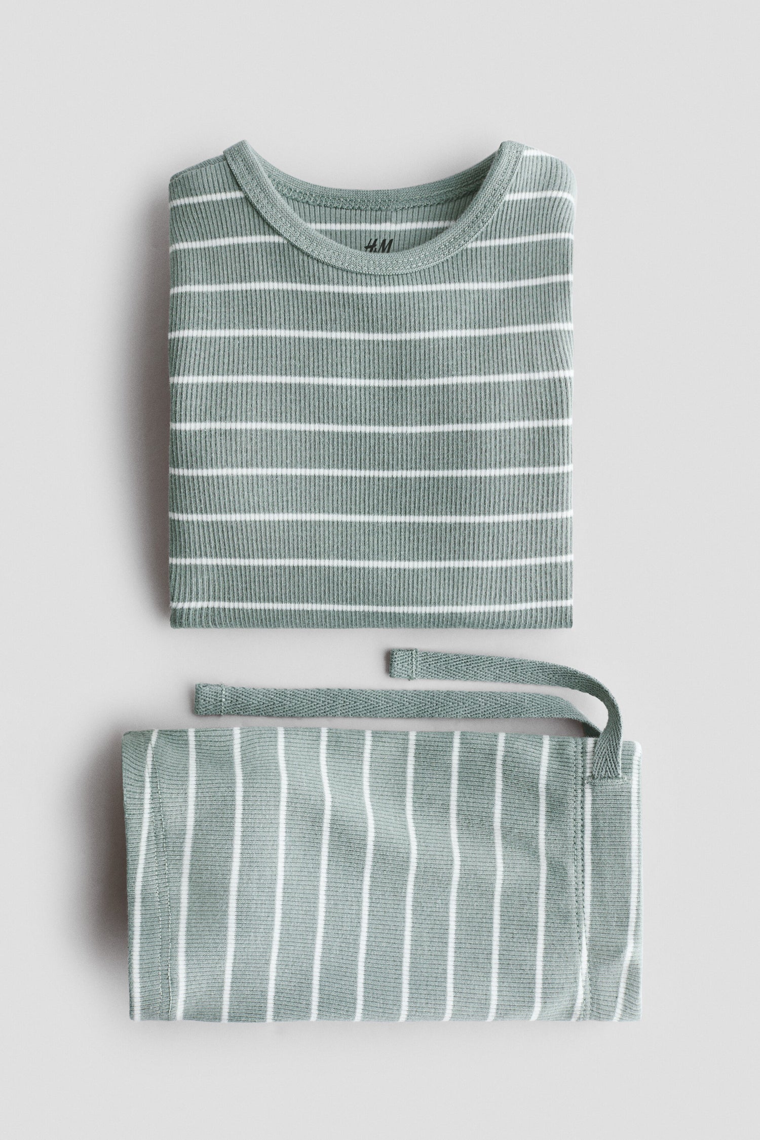 2-piece ribbed cotton set