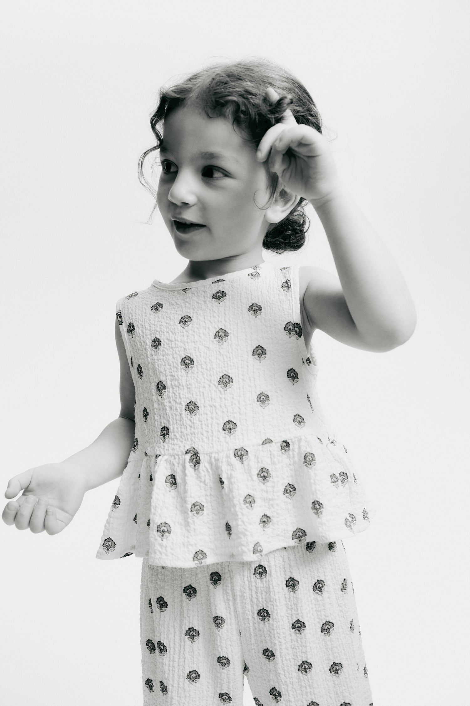 2-piece crinkled jersey set