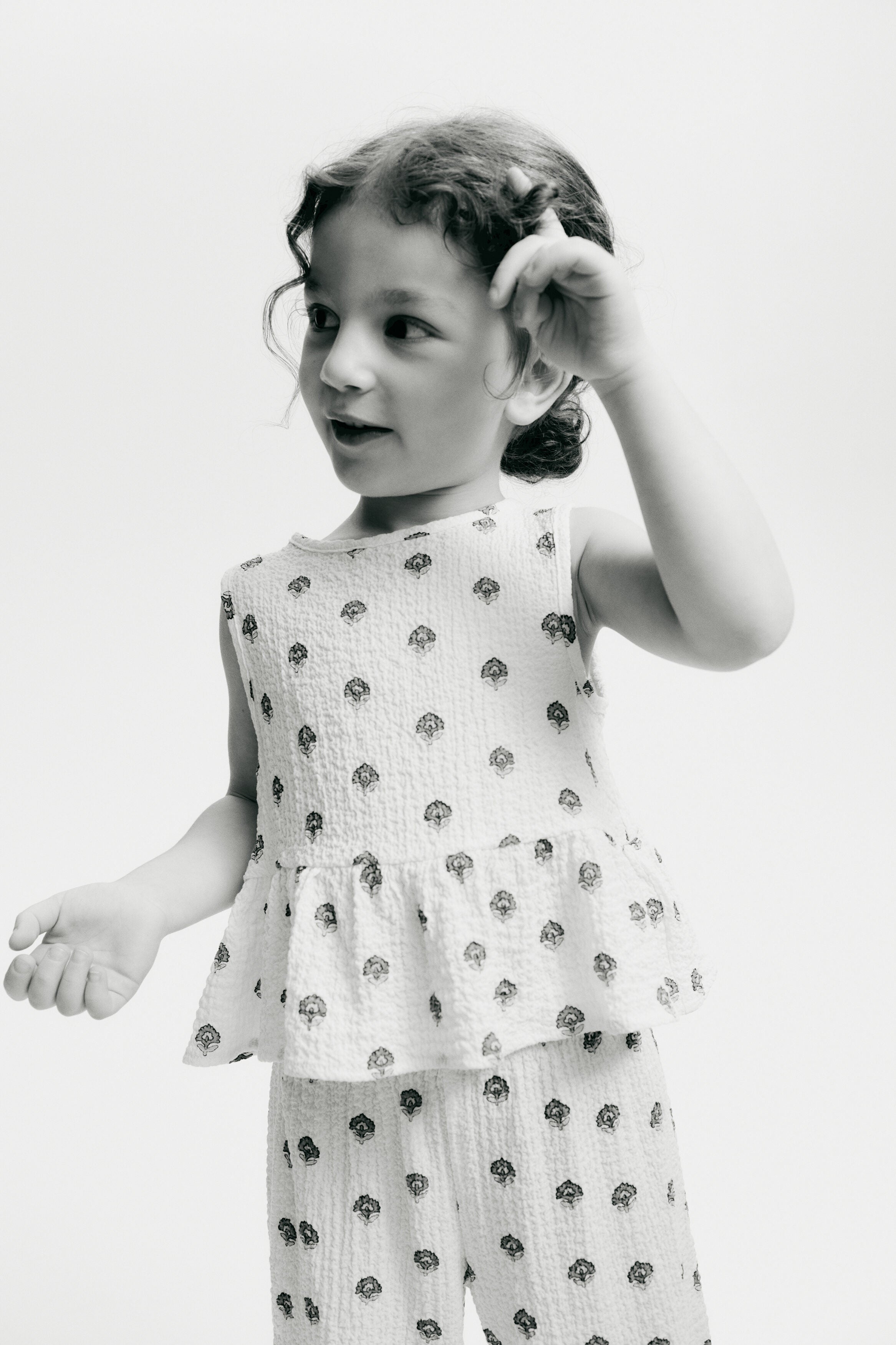 2-piece crinkled jersey set