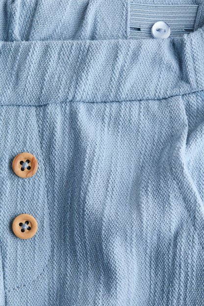 Textured jersey trousers