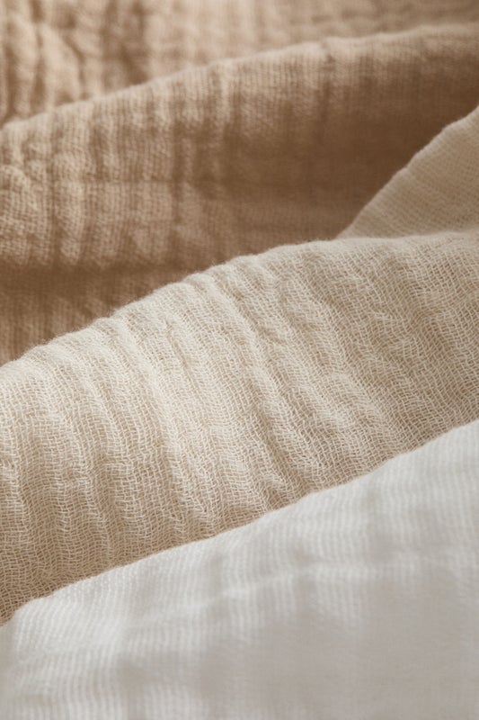 3-pack muslin comfort blankets