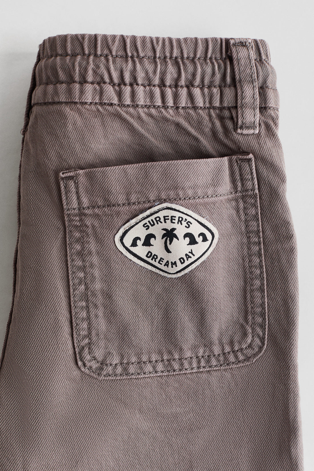 Cotton twill shorts - Cotton Twill Shorts Mole 0 / 1.5-2 Years