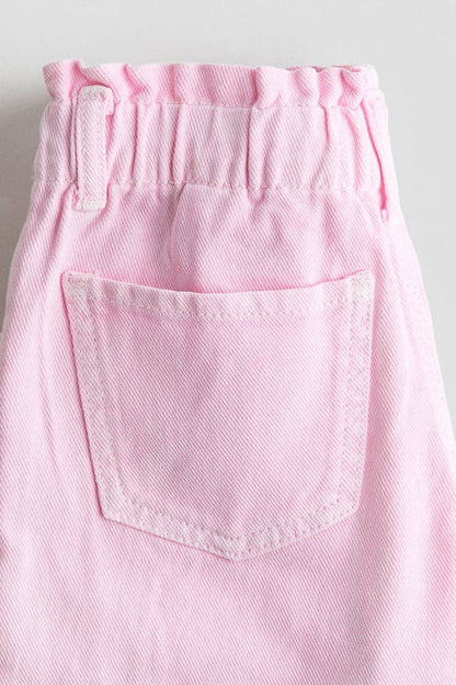 Relaxed paperbag jeans