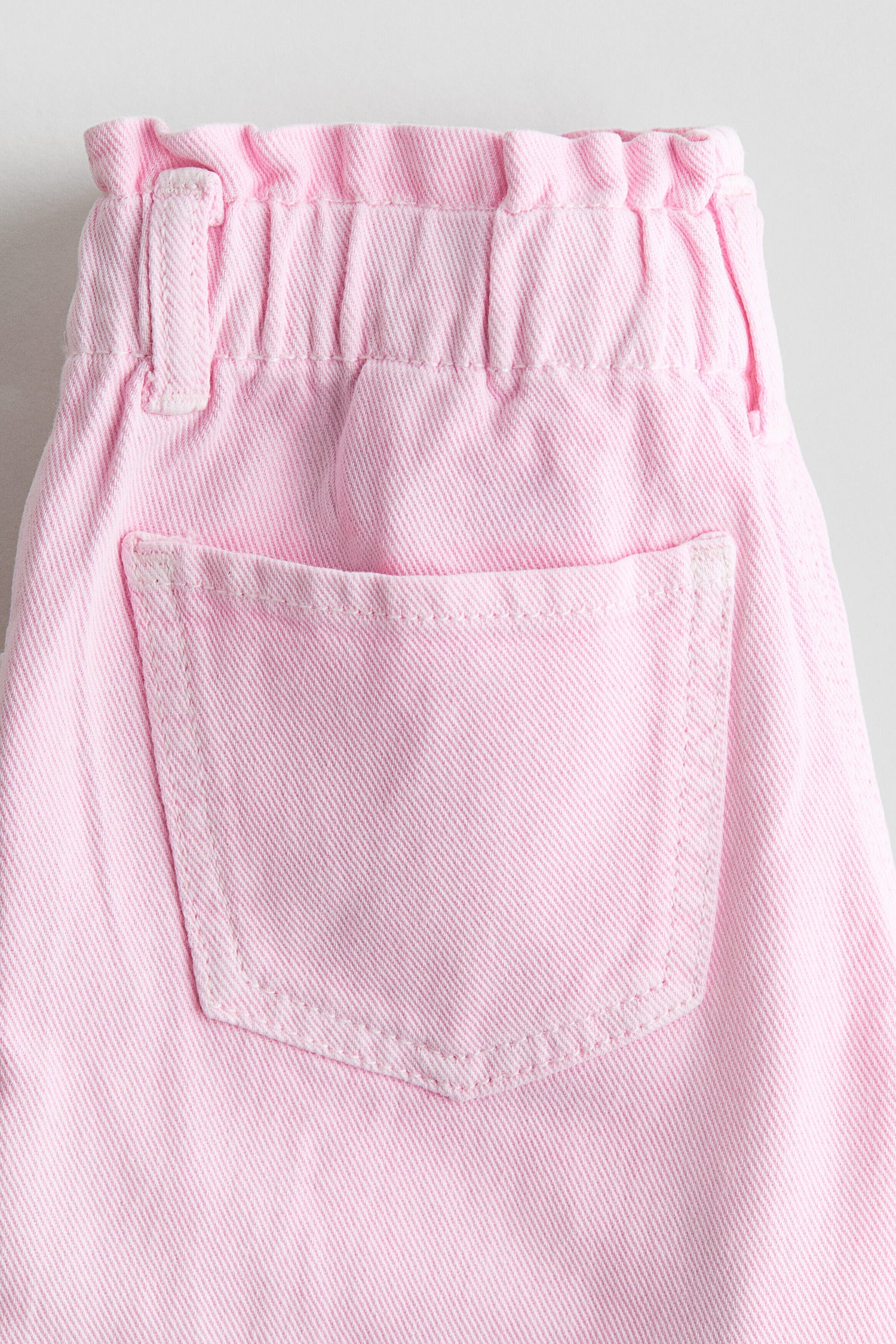 Relaxed paperbag jeans