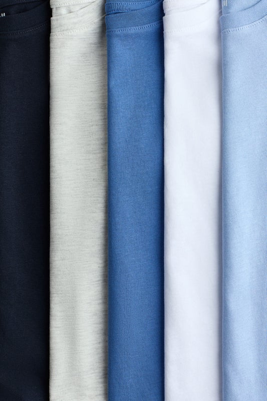 5-pack cotton T-shirts