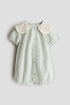 Cotton muslin romper suit