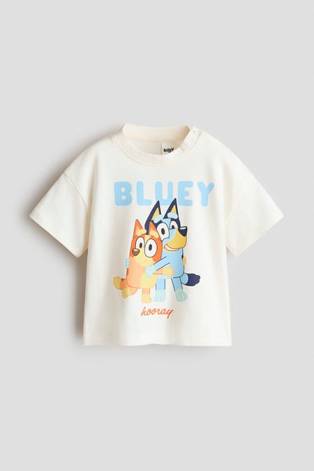 Printed cotton T-shirt