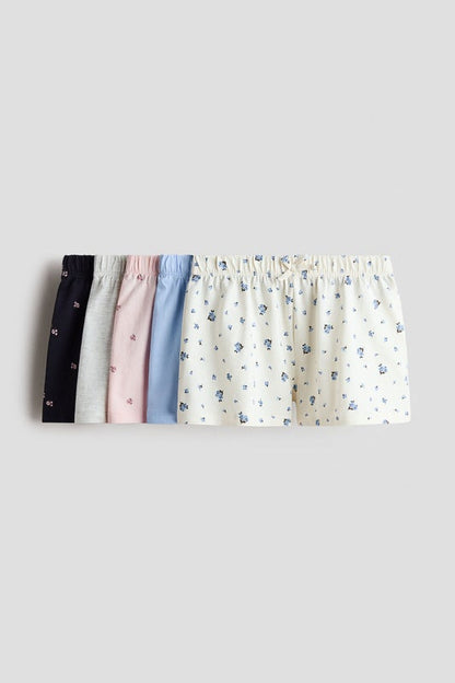 5-pack cotton shorts