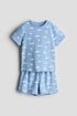 Printed pyjamas - Light Blue Cars / 1.5-2 Years