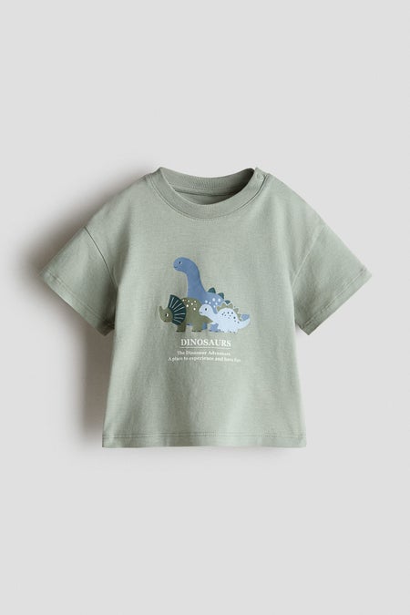 Printed cotton T-shirt