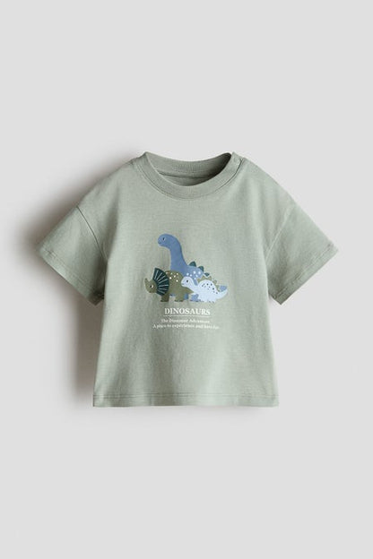 Printed cotton T-shirt