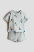 2-piece printed set - 12M